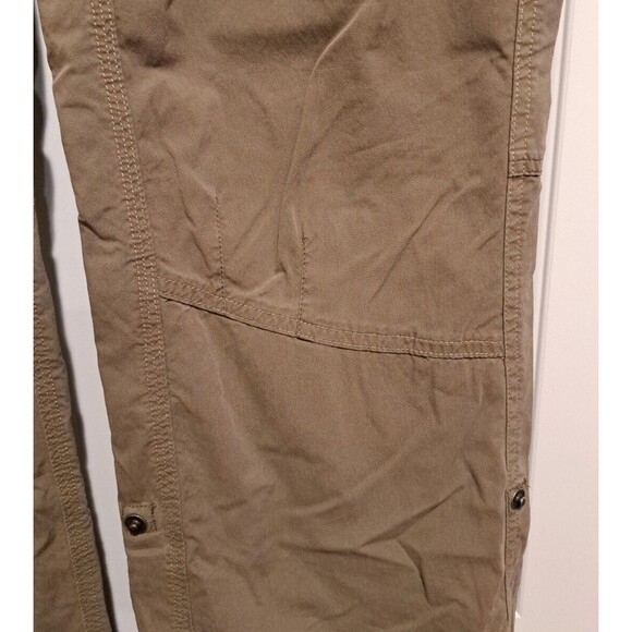 Kuhl Hiking Trail Outdoor Cargo Convertible Roll Up Bootcut Pants Women 14 Brown - Picture 5 of 16